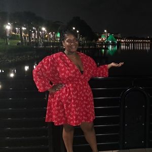 Red Butterfly Dress